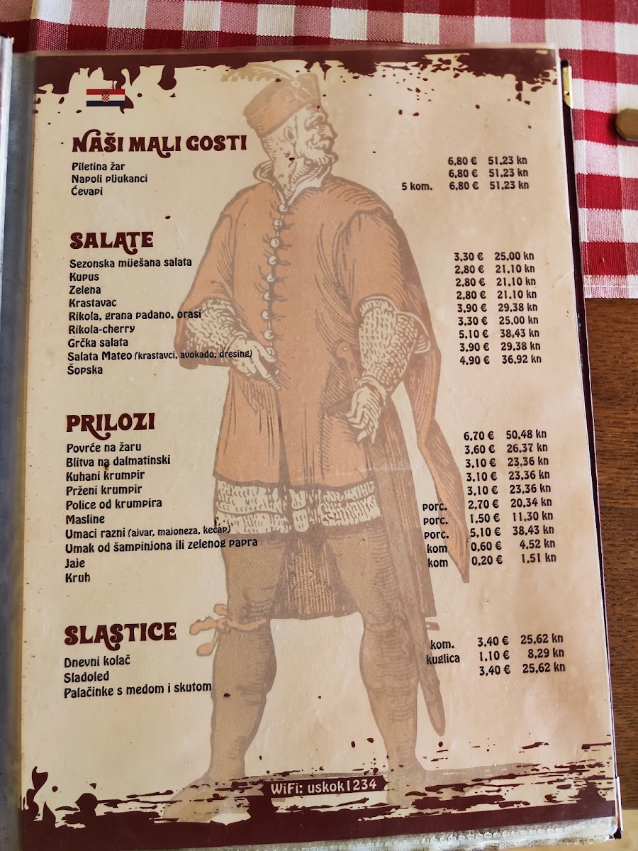 Restaurant Uskok Menu - Image 4